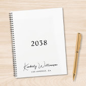 Chic Signature Script Monogram Business Planer