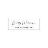Chic Signature Script Monogram Permastempel (Design)