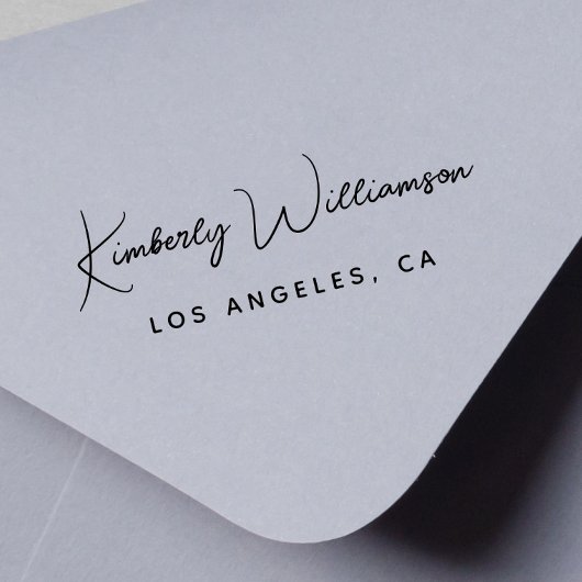 Chic Signature Script Monogram Permastempel