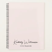 Chic Signature Script Monogram Pink Planer (Vorderseite)
