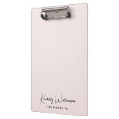 Chic Signature Script PInk Klemmbrett (Links)