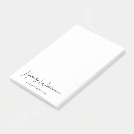 Chic Signature Script Post-it Klebezettel (angewinkelt)