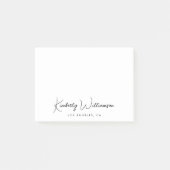 Chic Signature Script Post-it Klebezettel (Vorderseite)