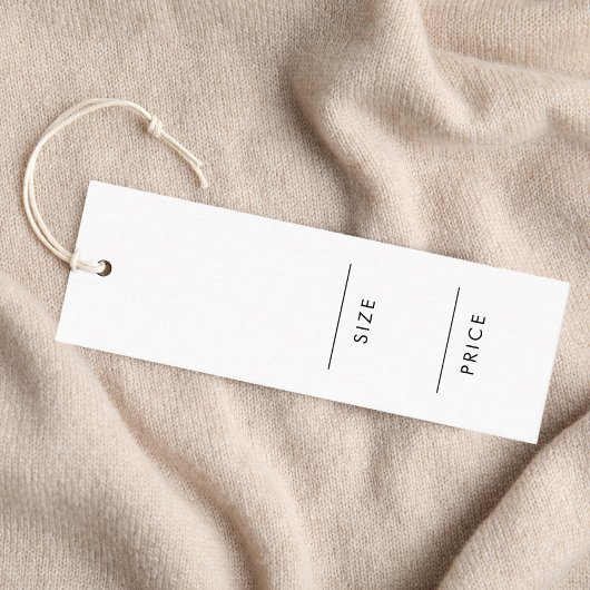 Chic Signature Script Price Hang Tag