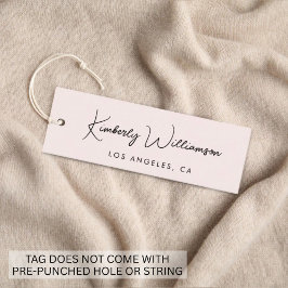 Chic Signature Script Rosa Hang Tag