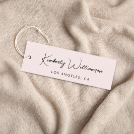 Chic Signature Script Rosa Hang Tag