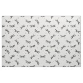 Chic Silber Grau und Weiß Libelle Stoff (Fat Quarter (45,7 x 55,9 cm))