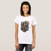 Chic Silber LET IT BE Slogan Tee (Vorne ganz)