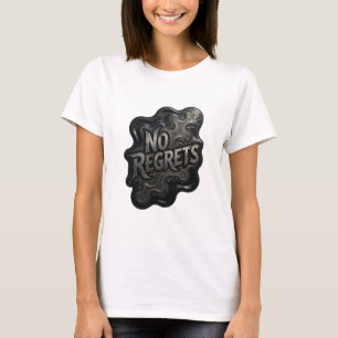 Chic Silber OHNE BEDAUERN Tragbare Kunst T-Shirt