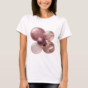 Chic Silver ABSTRACT ART Kunstprint T-Shirt