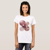 Chic Silver ABSTRACT ART Kunstprint T-Shirt (Vorne ganz)