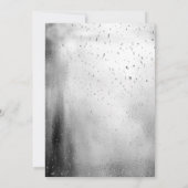 Chic Silver Dress Confetti Lights 18. Geburtstag Einladung (Rückseite)