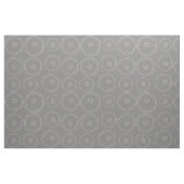 Chic Silver Gray Leaf Muster Stoff (Fat Quarter (45,7 x 55,9 cm))