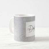 Chic Silver Lace Kaffeetasse (Vorderseite Links)