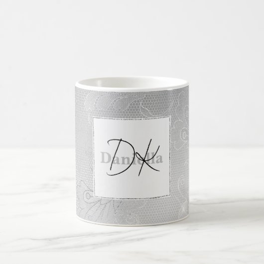 Chic Silver Lace Kaffeetasse (Mittel)