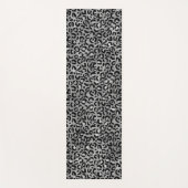 Chic Silver Leopard Print Personalisiert Yogamatte (Vorderseite)