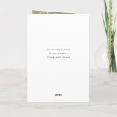 CHIC SILVER MERRY CHRISTMAS BUSINESS HOLIDAY FOTO KARTE (Rückseite)