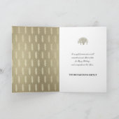 CHIC SILVER MERRY CHRISTMAS BUSINESS HOLIDAY FOTO KARTE (Innenseite)