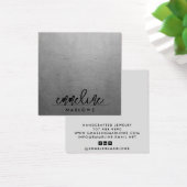 Chic Silver Modern MinimalBlack Earring Jewelry (Schreibtisch)