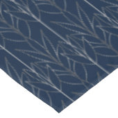 Chic Silver Navy Blue Elegant Deko Luxury Klasse Tischdecke (Schrägansicht)