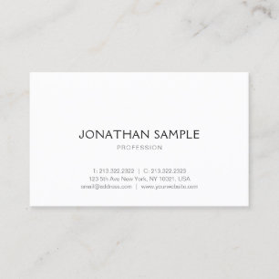 Chic Simple Grafikdesign modernes Template trendy Visitenkarte