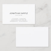 Chic Simple Graphic Design Moderne Vorlage Trendy Visitenkarte (Vorne/Hinten)