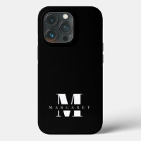 Chic Simple Minimalistisch Bold Letter Monogram Na