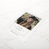 Chic Simple Modern Abschluss Ankündigung (Gedreht)