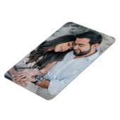 Chic + Simple Modern Save the Date Magnet (Linke Seite)