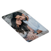 Chic + Simple Modern Save the Date Magnet (Rechte Seite)