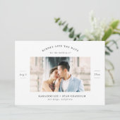 Chic & Simple Save the Date (Stehend Vorderseite)