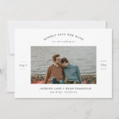 Chic & Simple Termin vormerken Save The Date (Vorderseite)