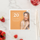 Chic Simplizität | Foto Abschluss Napkins Serviette (Beispiel)