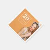Chic Simplizität | Foto Abschluss Napkins Serviette (Ecke)