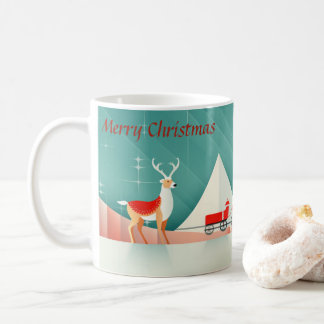 Chic Simplizität: Minimaler Weihnachtscup Kaffeetasse