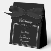 Chic-Skripte für eine engagierte Partei Elegant Gr Geschenkschachtel (Vorderseite)