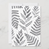 Chic Snapshot Foto Verlobung Ankündigung (Rückseite)