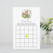 Chic Social Club Bachelorette Bingo (Stehend Vorderseite)