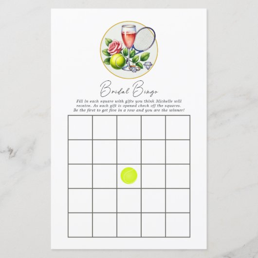 Chic Social Club Bachelorette Bingo (Vorderseite)