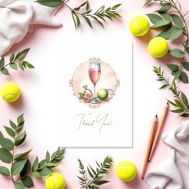 Chic Social Club Bachelorette Foto Dankeskarte