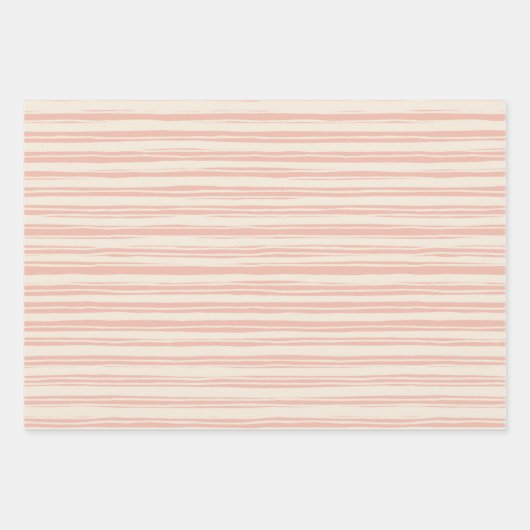 Chic Soft Blush Geschenkpapier Set (Vorderseite 2)