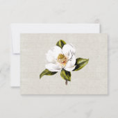 Chic Southern Magnolias Wedding RSVP Response (Rückseite)