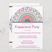 Chic Southwest Mandala Einladung (Vorne/Hinten)