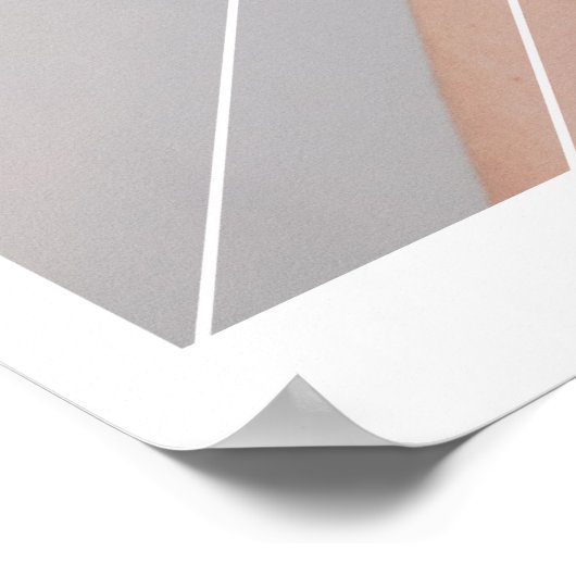 Chic Spa Wellness Design Poster (Ecke)