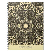 Chic Spiralplaner oder Terminbuch - Mandala Notizblock (Vorderseite)