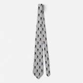 Chic Sports Baseball Hitter Silhouette Neck Tie Krawatte (Vorderseite)