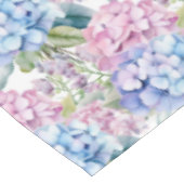 Chic Spring Colors Hydrangeas Tischdecke (Schrägansicht)