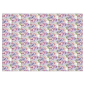 Chic Spring Colors Pansy Stiefmütterchen Tischdecke (Vorderseite (Horizontal))