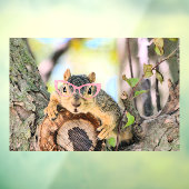 Chic Squirrel Fensteraufkleber (Blatt 3)