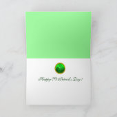 CHIC ST.PATRICK'S DACAT, GRÜNE ROSE, IRISH BIER KARTE (Innenseite)